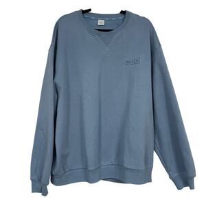 Eubi Melbourne Light Blue Pullover Sweatshirt Womens XXL Casual Comfort Warm